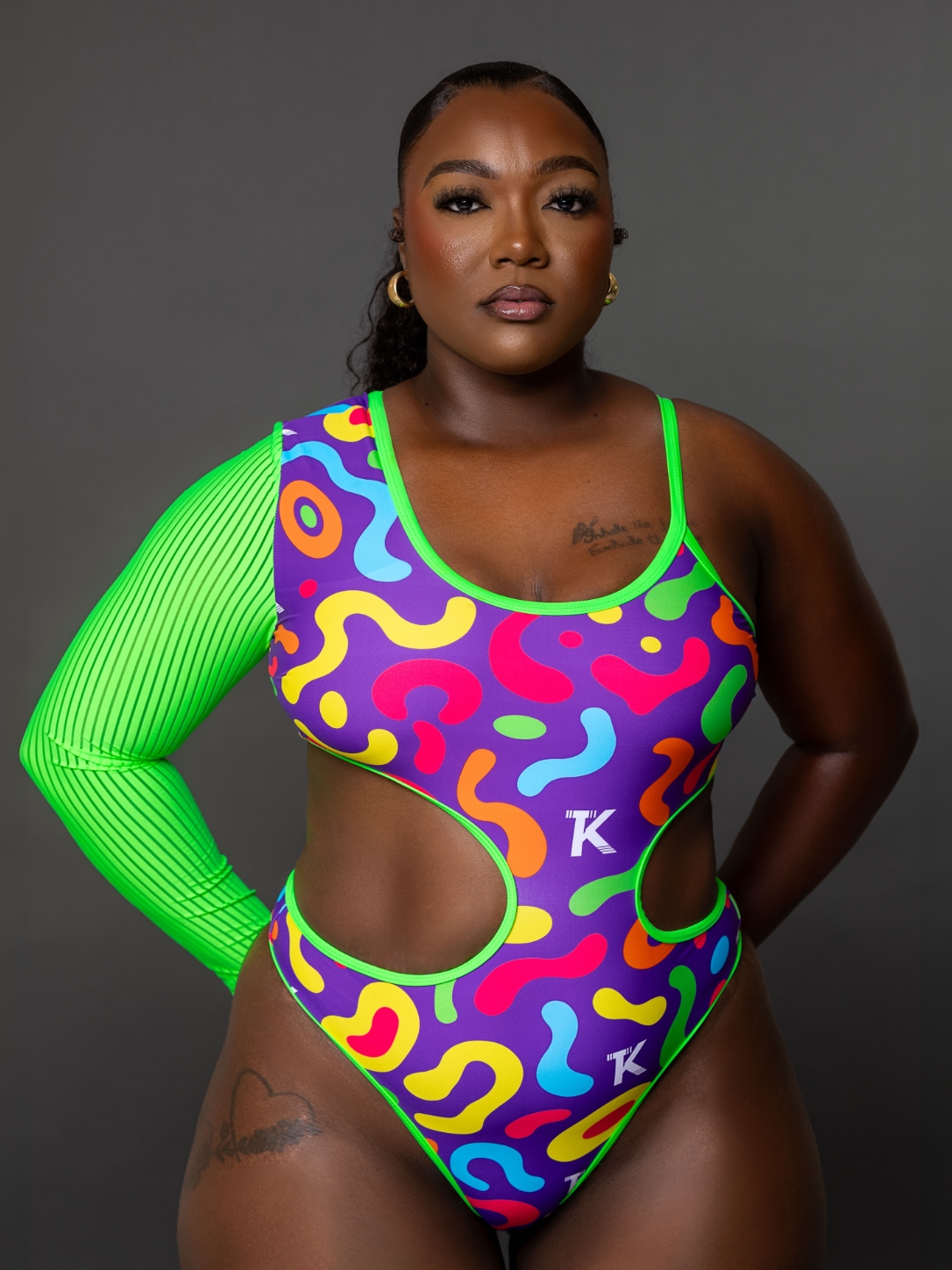 The Takeover - Front View-Model wearing Size Large